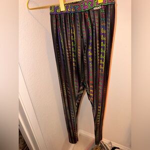 Versace Greek key neon leggings READ DESCRIPTION